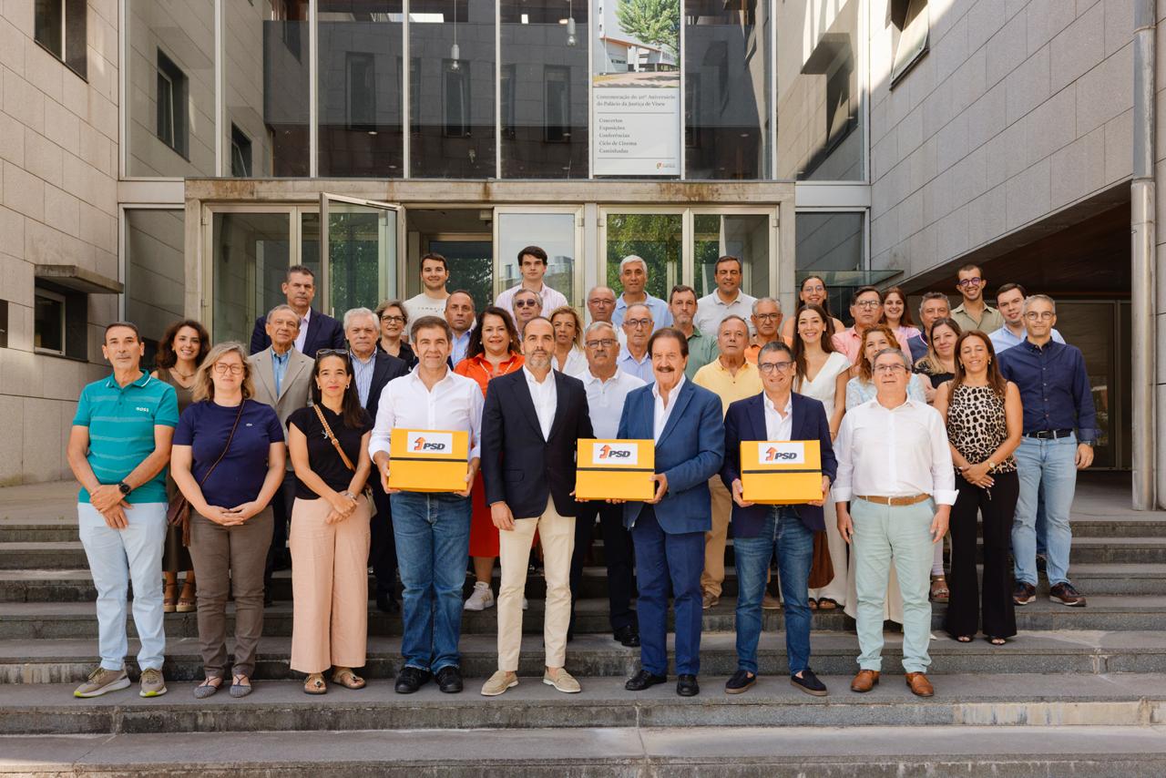 Entrega das listas às Eleições Autárquicas